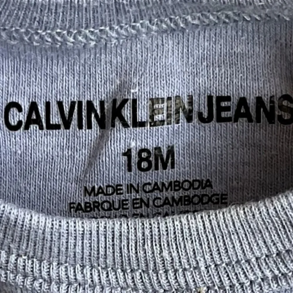 Calvin Klein Jeans Baby Boys Sleeveless Bodysuit Bundle 18M